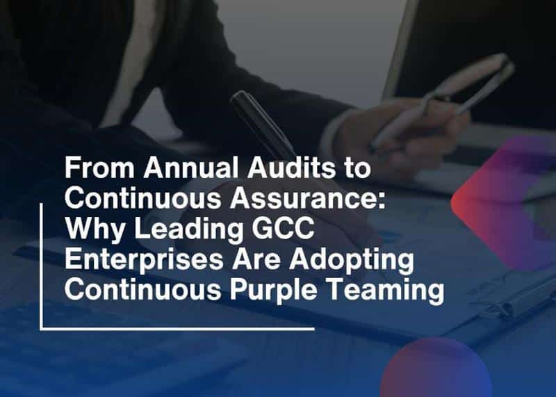Leading GCC Enterprises-Embrace Continuous Purple Teaming