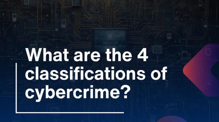 What are the 4 Classifications of Cybercrime?
