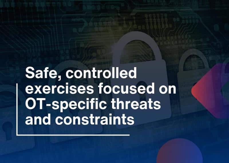 OT-Specific Threats-Safe, controlled exercises